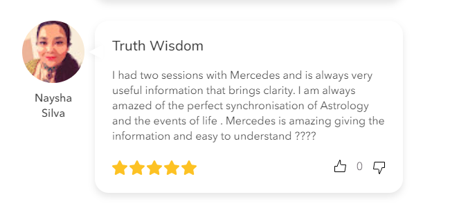 Mercedes Arnus testimonies astrology website astrologer